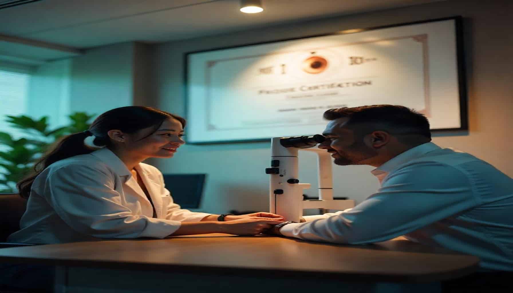 Certificações hospitalares aumentam segurança em tratamentos oftalmológicos.