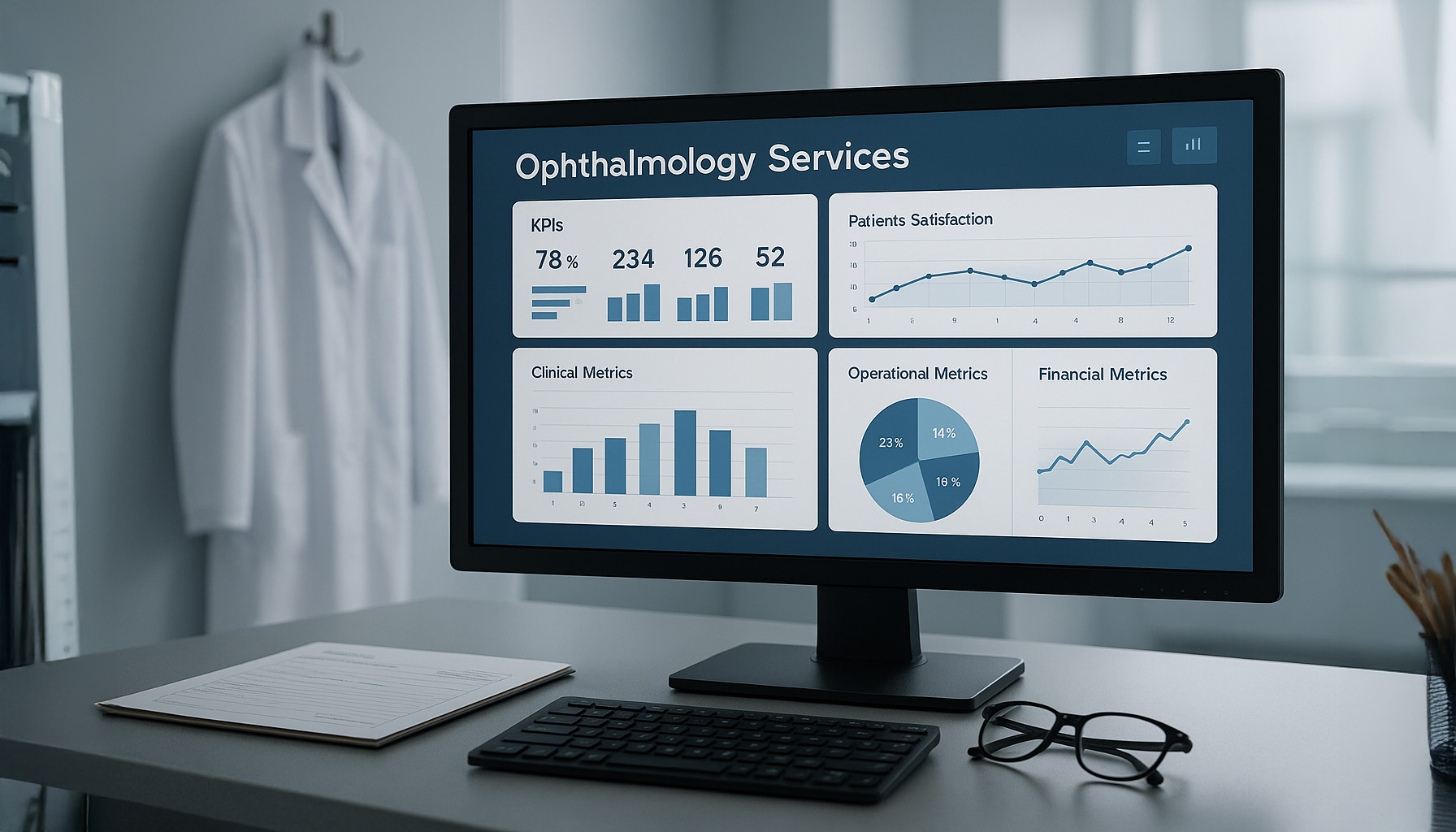 Transforme seu Serviço de Oftalmologia com o Painel de Indicadores Lifelong Learning